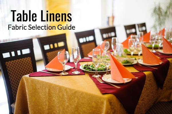 Table Linen Fabric Selection Guide for Different Restaurant Types