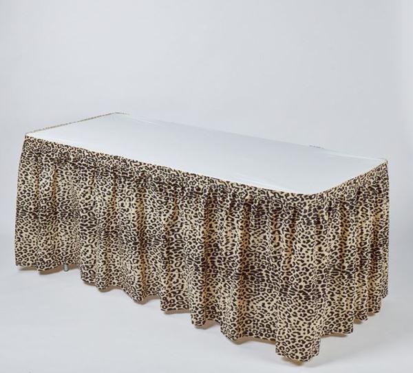 Printed Disposable/Reusable Kwik-Skirt Table Skirt - Pack of 10
