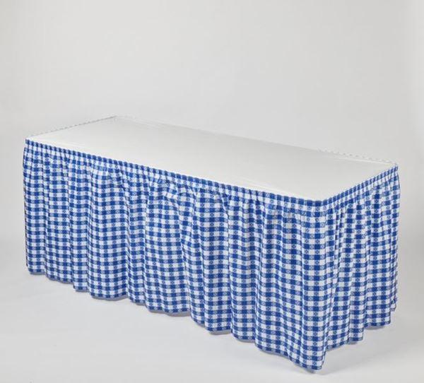 Printed Disposable/Reusable Kwik-Skirt Table Skirt - Pack of 10