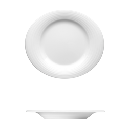 Corby Hall Duo Bright Oval Deep Plate 11 5/8" x 10 1/2"