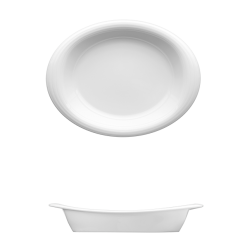 Corby Hall Duo Bright Oval Dish 10 1/4" x 7 7/8"