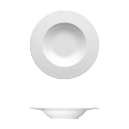 Corby Hall Ecos Bright Deep Round Plate 25cm 9 7/8"