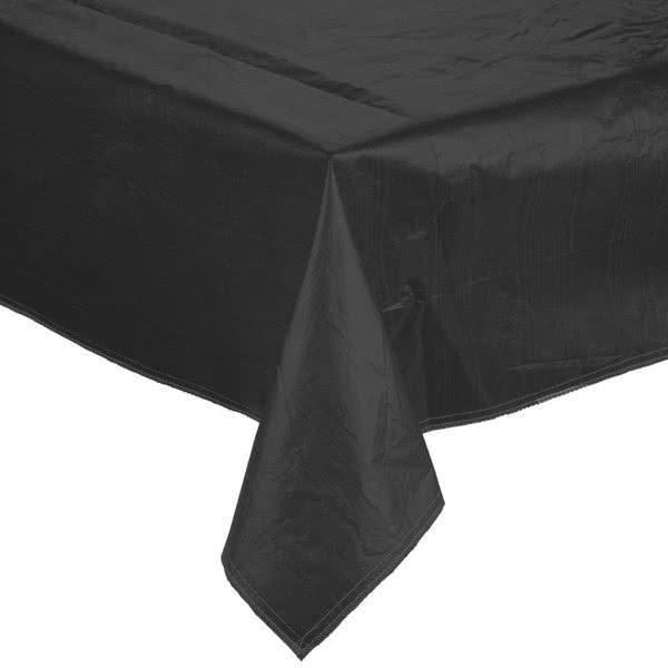 Solid Color Vinyl Tablecloth w/ Flannel Back