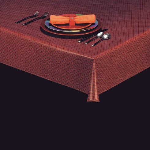 Sample of Durable Vinyl w/ Flannel Backing, Subtle Windowpanes Series, 6 Colors, S9806