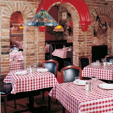 Heavy Duty Tavern Check Vinyl Tablecloth w/ Flannel Backing, S9802