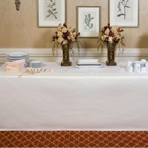 Heavy Duty Solid & Bold Vinyl Tablecloth Roll w/ Flannel Backing, S9808