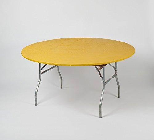 Solid Colored Kwik-Covers Plastic Fitted Round Table Covers