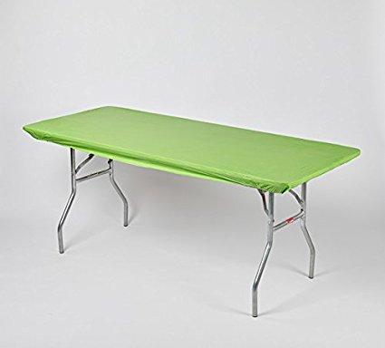 Solid Colored Kwik-Covers Rectangular Plastic Fitted Table Covers