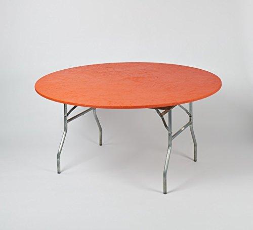 Solid Colored Kwik-Covers Plastic Fitted Round Table Covers