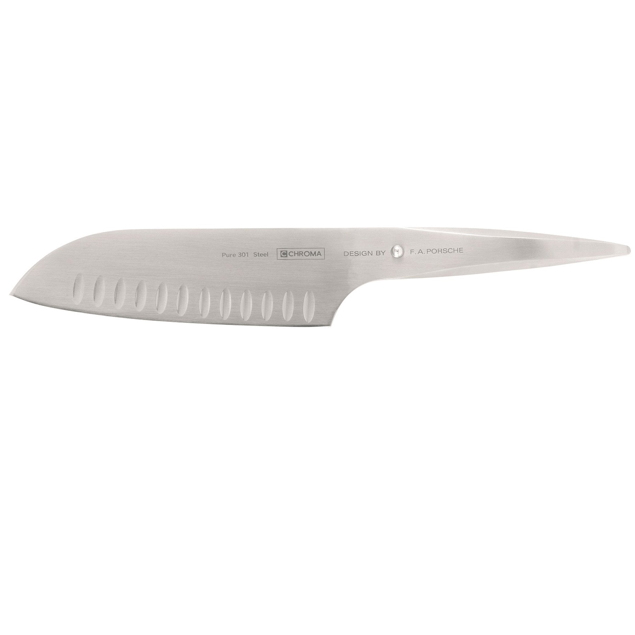 Chroma Type 301 Santoku Hollow Ground