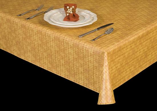 Heavy Duty Abstract Diamonds Vinyl Tablecloth w/ Flannel Backing, S6111
