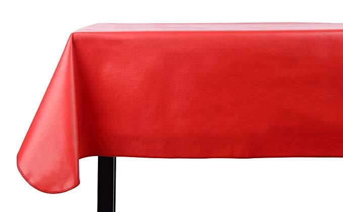 Nova Leather Look Heavy Duty Vinyl Tablecloth