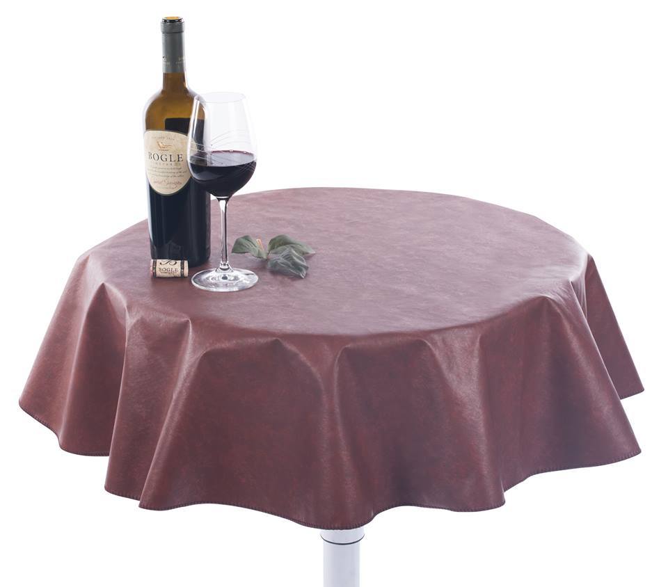 Nova Leather Look Heavy Duty Vinyl Tablecloth