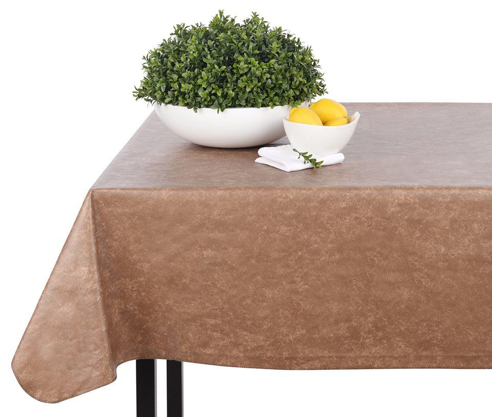 Nova Leather Look Heavy Duty Vinyl Tablecloth