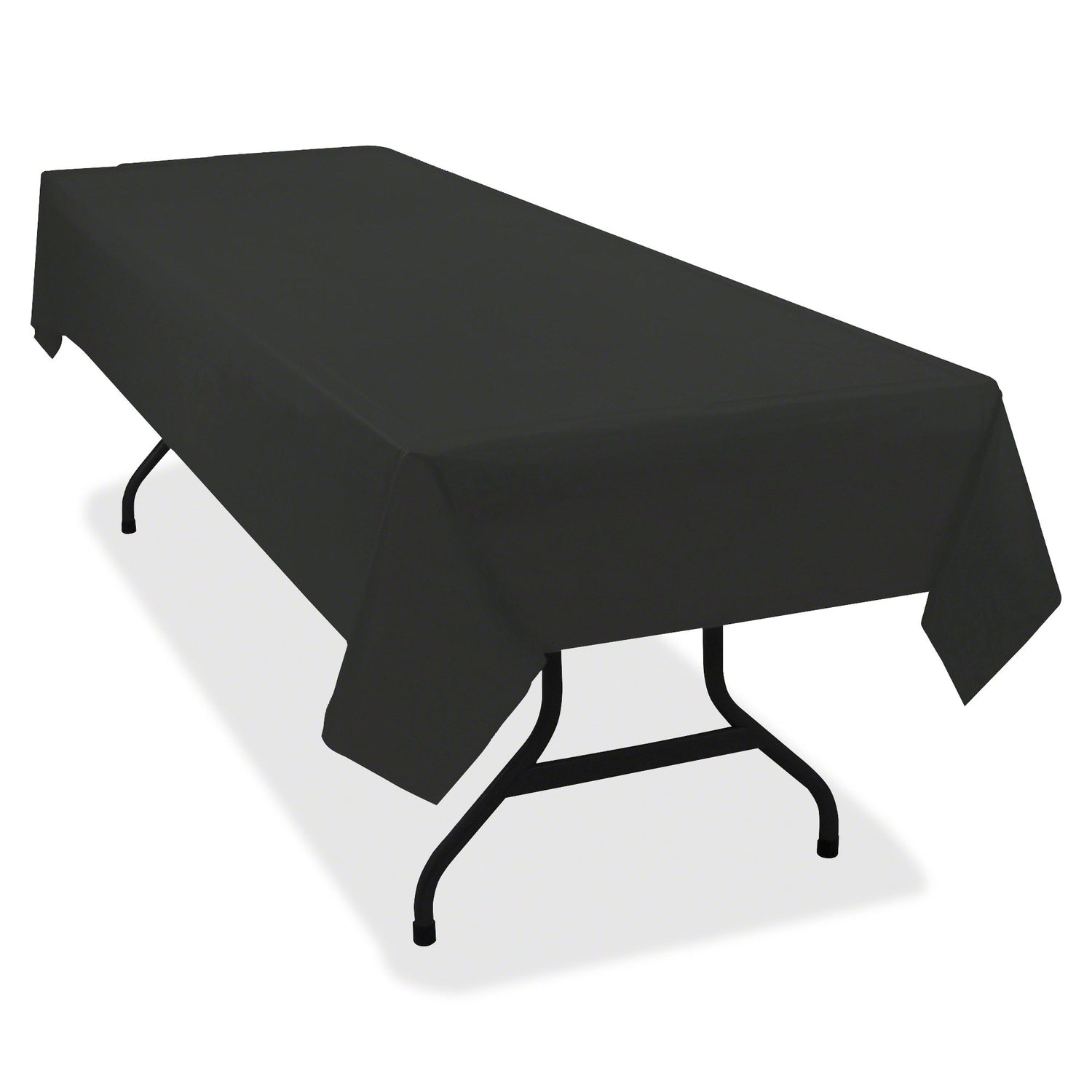 Solid Color Heavyweight Plastic Table Covers - Pack of 24