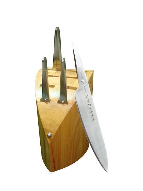 Chroma Type 301 Japanese Stainless Steel Kitchen and Steak Kinfe Combo Set