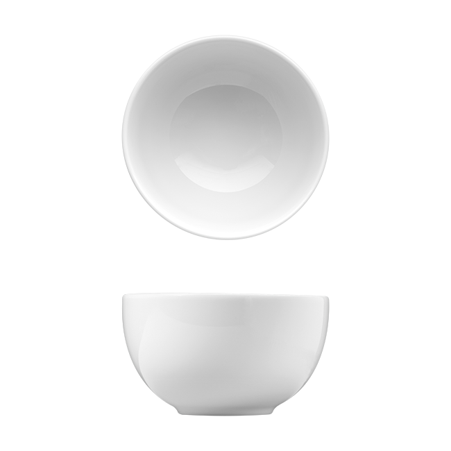 Saturno White Porcelain Soup Bowl 4-1/4" 12 Oz