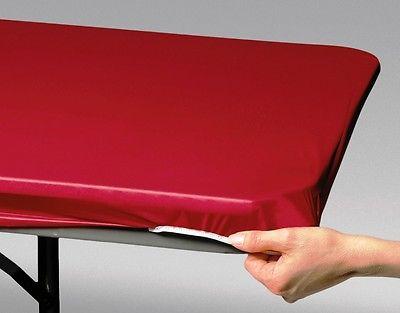 Premium Fitted Plastic Table Covers
