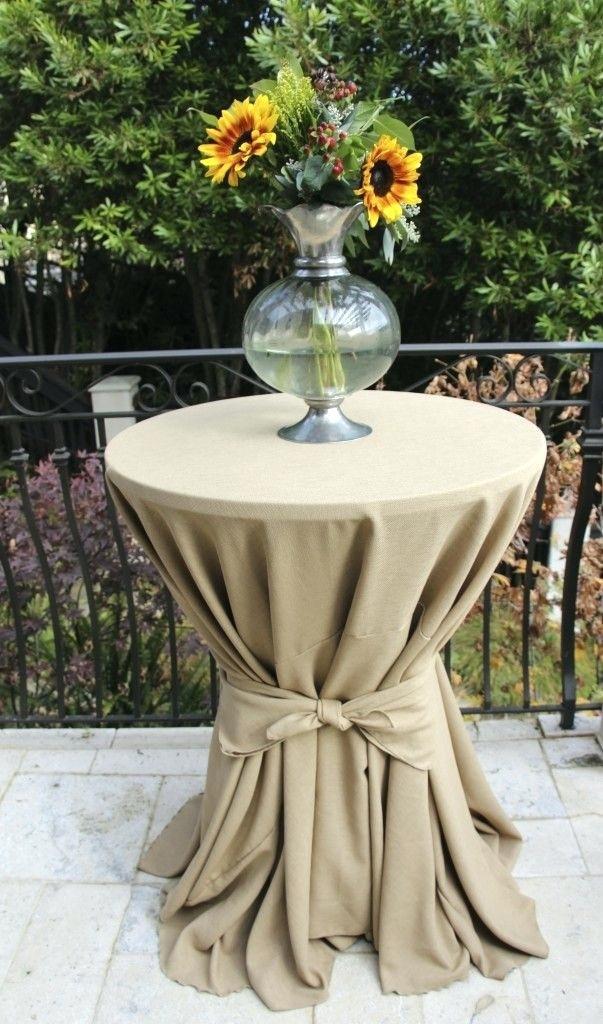 Havana Faux Burlap Linen Tablecloth 1 Dz.