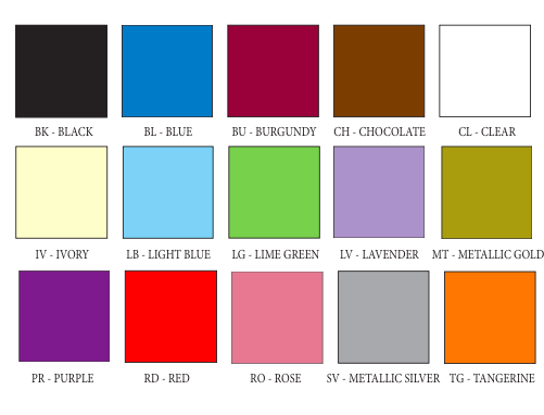 Solid Color Plastic Banquet Roll
