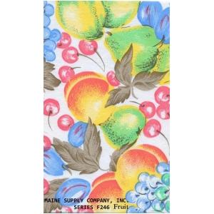 Restaurant Quality Fruit Print Vinyl Tablecloth Roll, F0246