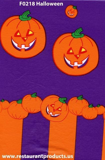 Halloween Print Economy Vinyl Roll 15 Yards
