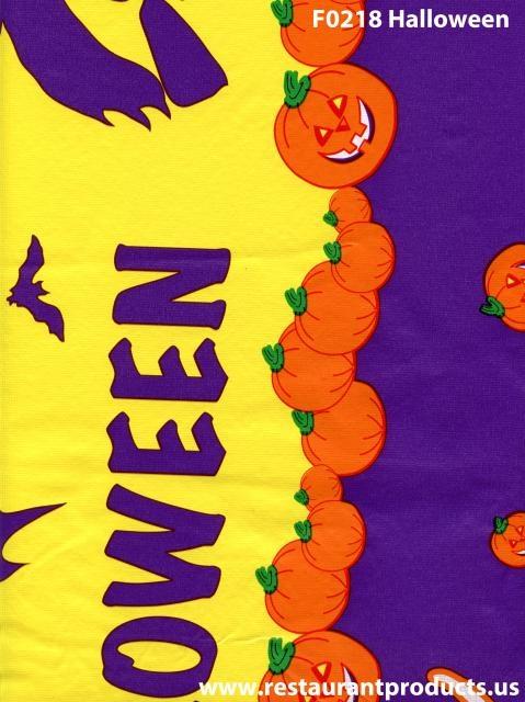 Halloween Print Economy Vinyl Roll 15 Yards