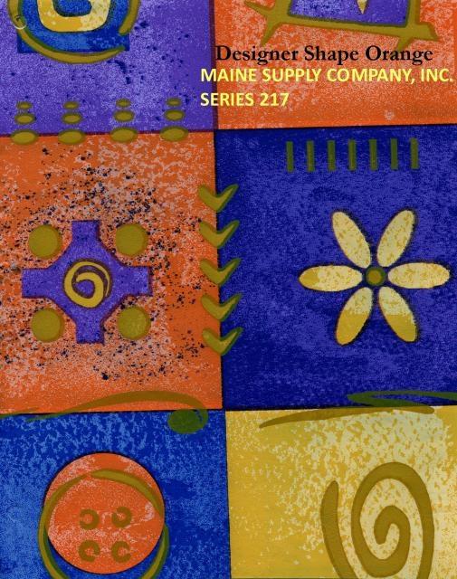 Restaurant Quality Designer Shape Vinyl Tablecloth Roll