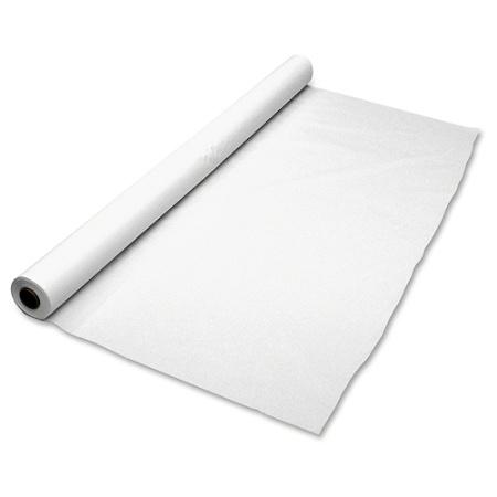 White Heavy-Duty Plastic Banquet Roll - 40" X 300&