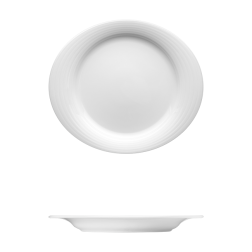 Duo Bright White Porcelain Corby Hall Dinnerware Collection