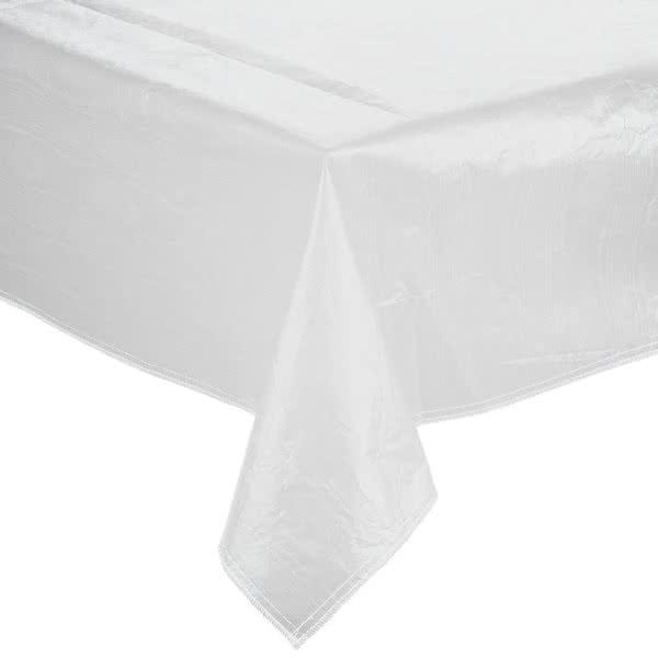 Solid Color Vinyl Tablecloth w/ Flannel Back