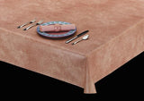 Heavy Duty Luxurious Leather Look Vinyl Tablecloth Roll w/ Flannel Backing, S6108