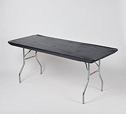 Kwik-Covers Plastic Fitted Rectangular Table Covers