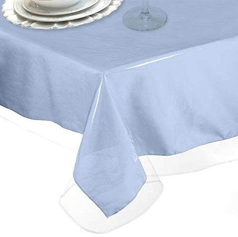 Restaurant Quality Clear Vinyl Tablecloths 6 Gauge