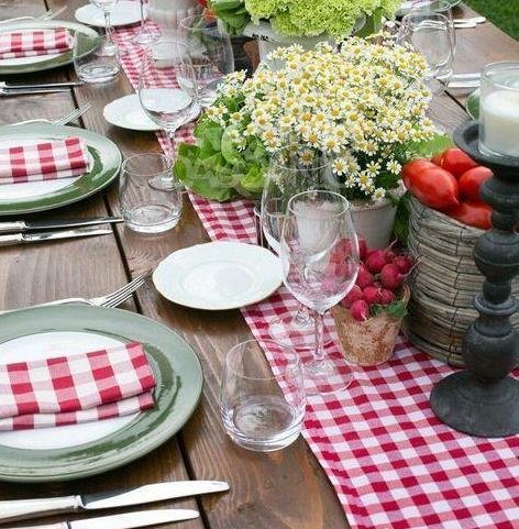 Polyester Check Runner