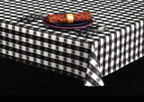 Sample of Economy Vinyl w/ Flannel Backing, Flower Check Series, 6 Colors, S7104