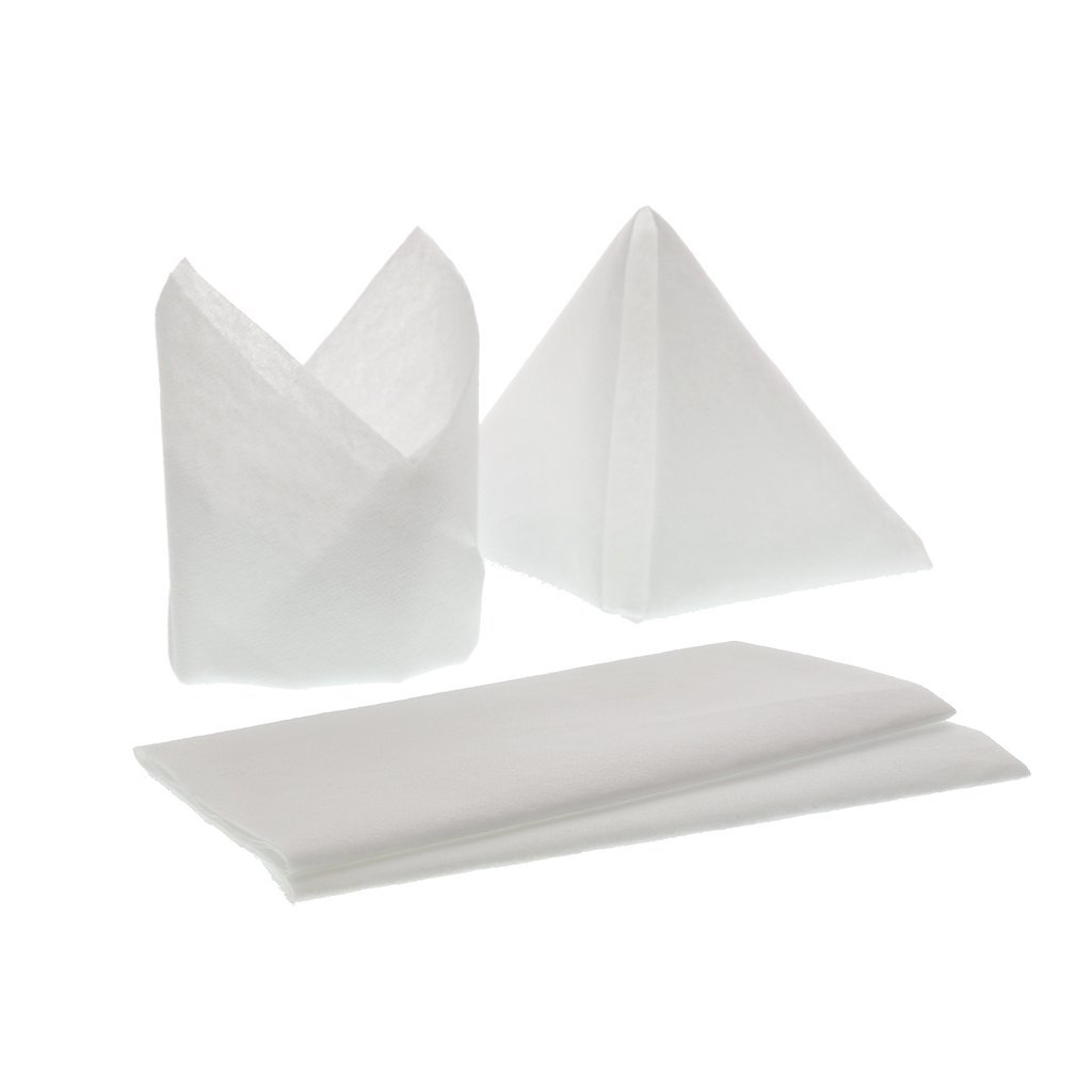 Linen-Like Airlaid White Paper Napkins