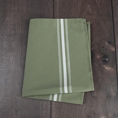 Premier Reverse Bistro Stripe Linen Napkins | Maine Supply Company