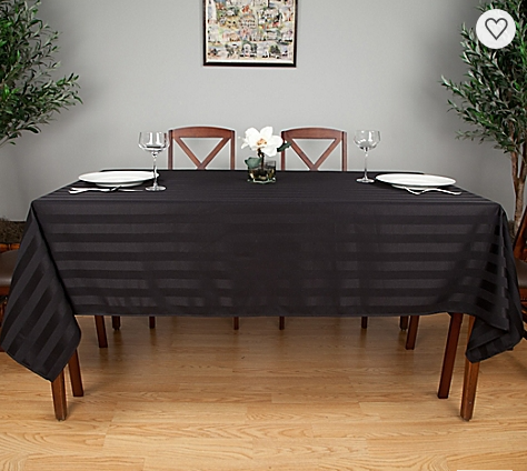 Premier Satin Stripe Linen Tablecloths 1 Dz.