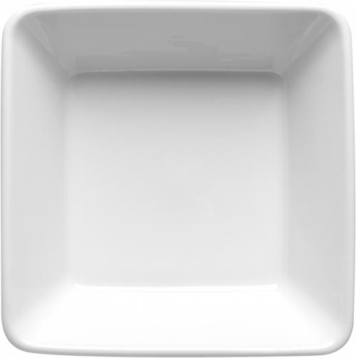 Raio porcelain dinerware collection - square bowl from Corby Hall