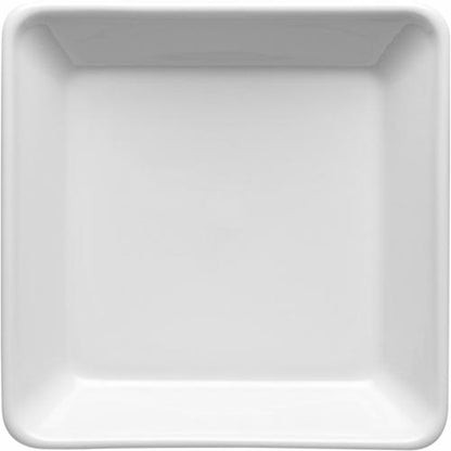 Raio porcelain dinerware collection - square plate from Corby Hall
