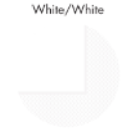 White w/ All-Over White Pique