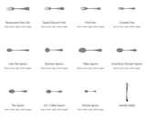 Baguette Stainless Steel Flatware Collection, Corby Hall
