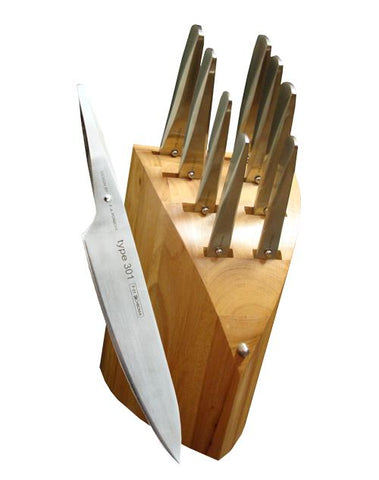 Chroma Type 301 Japanese Stainless Steel Chef's Kitchen Knife Set 10-Piece