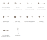 Classic Stainless Steel Flatware Collection, Corby Hall