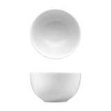 Saturno Bright White Porcelain Bowl 4 1/4" 12oz