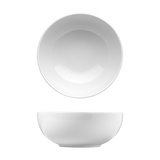 Saturno Bright White Porcelain Bowl 5 1/2" 16oz