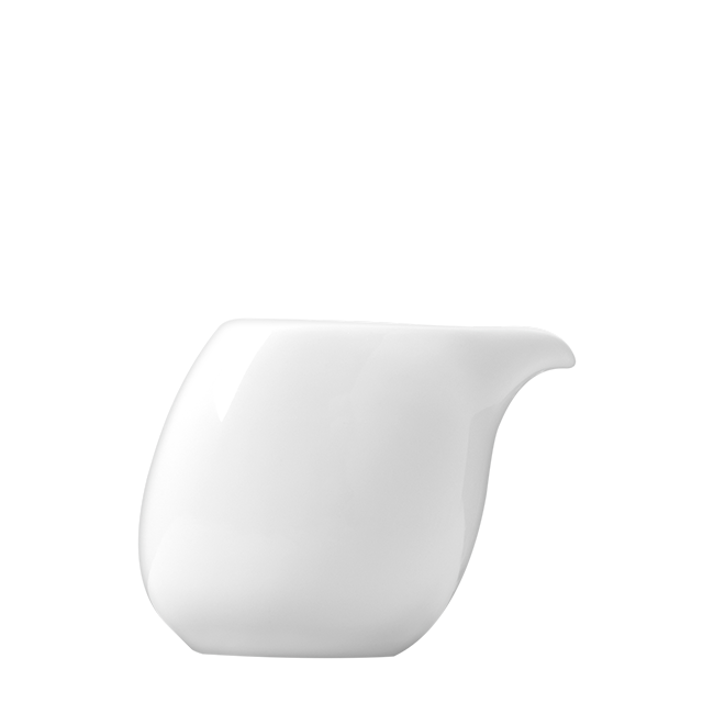 Saturno Bright White Porcelain Jug 120ml - 5oz
