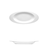 Saturno Bright White Porcelain Platter 18 3/4" x 8 1/4" 24oz