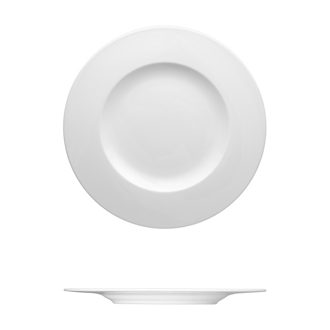 Saturno White Porcelain Plate 6-5/8&quot;